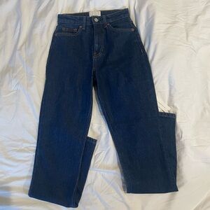 Reformation Jax Stretch High Rise Straight Jeans